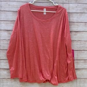yogalicious long sleeve workout top NWT 2XL